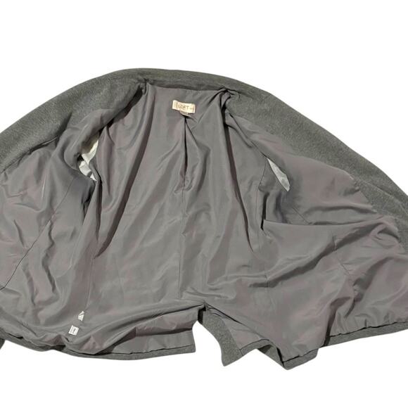 LOFT Blazer - LP Large Petite - Gray - Soft & Stretchy - Classic Suit Jacket - Picture 8 of 15